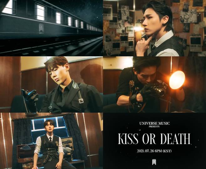 Seoul = = Group Monstarrrrrrrrrrrr X digs into Mystery case in earnestNCsoft and Kleb released a new version of Monstarrrrrrrrrrrr Xs Kiss ODeath (KISS OR DEATH) Music Video Teaser video Crime Scene on the 21st via the Univers app and the official social network service (SNS).Monstarrrrrrrrrrrr X in the released Teaser video quickly crossed the scene of the incident in a rushing express train in a dark cloud, giving a tense tension.Especially, each member reminded me of an intense suspense movie with an urgent appearance and a beat sound that seemed to dig into mystery events.Also at the end of the video, the mysterious appearance of the shunu and the gypsy looking at the watch clock where the needles are fast running causes curiosity.Especially, the congregation watch is depicted in the concept photo and concept trailer video, so attention is focused on what meaning it will be interpreted in Music Video.Monstarrrrrrrrrrrr X has once again proved its global popularity, receiving favorable reviews from United States of America economic magazine Forbes and Grammy.com, as well as topping the World Digital Song Sales charts through One Of A Kind released in June.The meeting with Univers Music and Monstarrrrrrrrrrrr X, which are uniquely differentiated into worldviews, predicts another synergy.Meanwhile, Monstarrrrrrrrrrrr Xs Universal Music new song Kiss ODeath will be released on various soundtrack sites at 6 pm on the 26th, and the Music Video full version will be released exclusively through the Univers app.