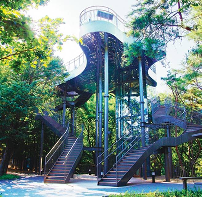 불암산 전망대.