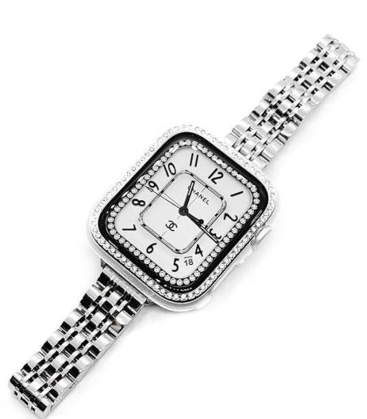 프랑스 명품 브랜드 샤넬 스타일로 꾸민 애플워치. 사진 인스타그램 캡처