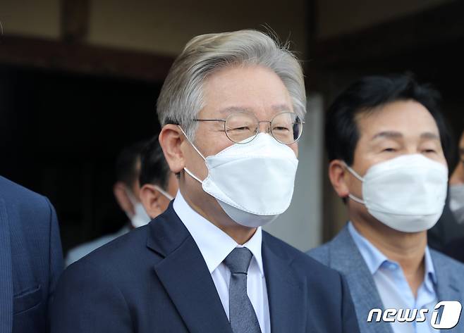 더불어민주당 대선 예비후보인 이재명 경기도지사. 2021.8.14/뉴스1 © News1 허단비 기자