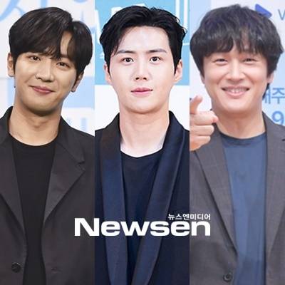 왼쪽부터 이상엽, 김선호, 차태현
