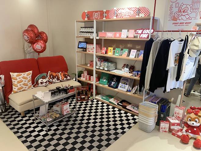 서울 성동구 성수동에서 운영 중인 '로티의 아파트' 팝업스토어. /김은영 기자