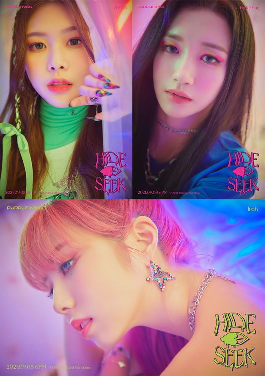 Valance Stone Purple Kiss (PURPLE KISS) has completed the release of the new albums personal concept photo.Purple Kiss (Park Ji-eun, Nagoeun, City, Lee Re, Yuki, Chain, Sun Yun-suan) is today (27th) at 0:00, and the second Mini album HIDE & SEEK (Hyde & Sik) is the Park Ji-eun, Lee Re, Sun Yun-suan concept through official SNS He showed me a photo.In the open photo, Park Ji-eun completed a youthful school look by adding a ribbon and a heart-shaped sticker to a checkered jacket.In the close-up cut, the camera is gazed at with no expression as if there is no emotion, and the delicate expression is outstanding.On the other hand, Lee Re proved its excellent concept digestion ability by digesting unique pattern dresses and yellow nissacks like a stick.In another photo, I stare somewhere with a faint eye that seems empty, raising my curiosity.Finally, Sun Yun-suan showed off her stylishness with a casual outfit with wave-jean hair, culminating in her high-teen sensibility with distinct chain earrings and necklaces.The cut of a innocent feeling that covers the face with cloth contains the colorful charm of Sun Yun-suan.As such, Purple Kiss released a personal concept photo with cute yet kitsch sensibility in turn, leading to the peak of expectations for a new album.On September 8, Purple Kiss announces the second Mini album HIDE & SEEK.We plan to combine the unique concept of the teen element with the Purple Kiss to strengthen the position of theme stone.Purple Kiss, who has demonstrated the charm and personality of seven colors like purple mixed with various colors, is determined to show a further growth through a new album with delicate expressive power.Meanwhile, Purple Kiss second mini album HIDE & SEEK will be released at 6 pm on the 8th of next month.RBW