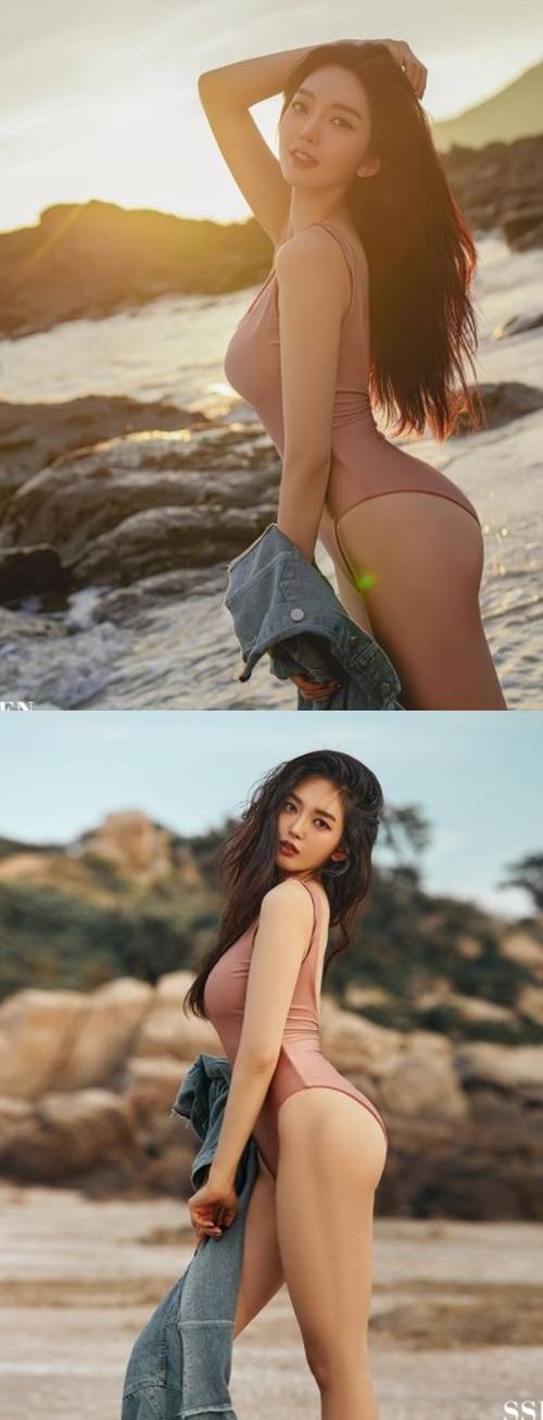 그룹 AOA 찬미가 보디프로필 화보를 공개했다. 사진=찬미 SNS