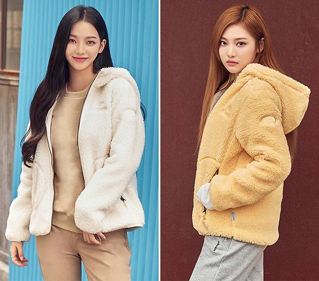 그룹 에스파 카리나, 닝닝/사진제공=아이더