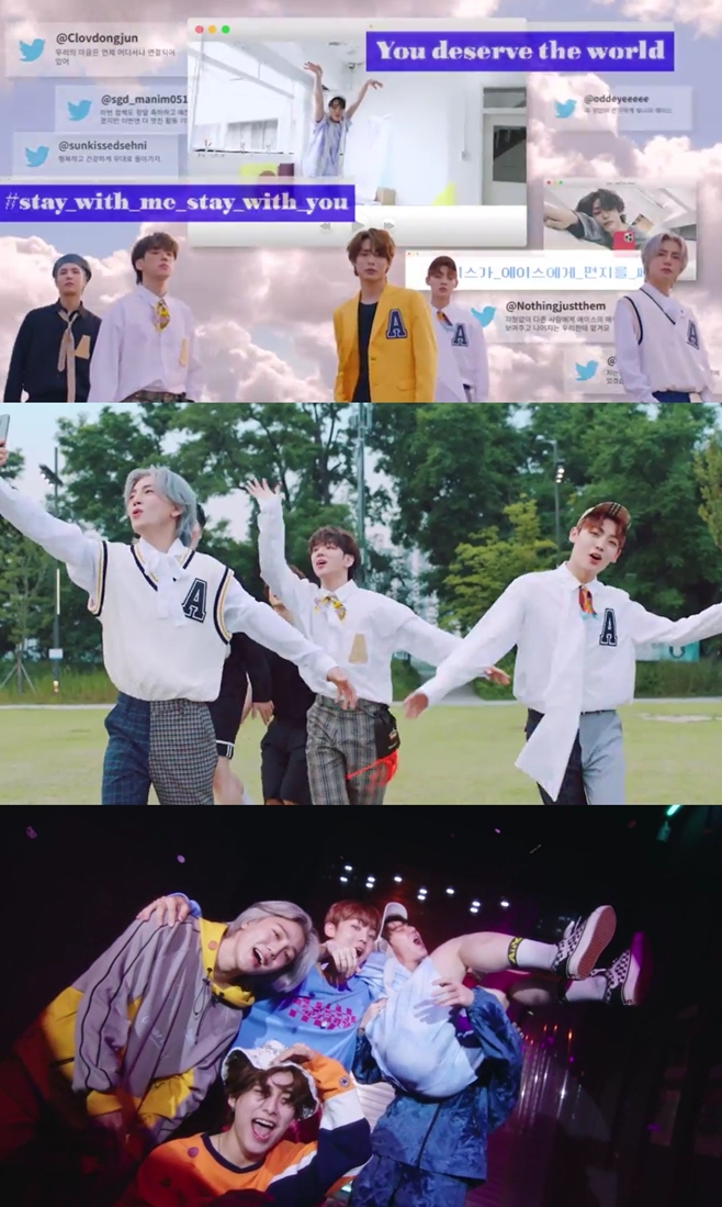 Group Ace (A.C.E) delivers a special fan love through Music Video.Ace (Jun, Donghoon, Wow, Kim Byounggwan, Chan) released the first Teaser video of the title song Changer Music Video of the second repackaged album Changer: The Killing of a Sacred Deer Eris on the official SNS at 0:00 on the 1st.In the video, Ace is smiling brightly, looking at the camera, and the warm message captures sent by fans to Ace are added to create a sense of clutter.Ace is more energetic, thanks to fans support, and its cool and powerful energy stimulates curiosity about the main piece of Music Video.The title song Changer features intense beats and dreamy synth sound with dramatic development. Ace expresses his mind that he will always run whenever you are in trouble with delicate vocals.The album will feature the title song Changer to Intro: Revolutions, Talk you down, Remember Us, Black and Blue (Complete ver.)Jindo Arirang, Down (Kor ver.), Cacti (CACTUS) (Remix ver.) Cacti (CACTUS) (Eng ver.), and a total of 10 songs from Remember Us Inst. (Secret Voice Letter) on CD only.Ace is raising expectations by foreshadowing a high-quality new news through various teeing contents such as highlight medley.As it has attracted much attention with its unique concept and stage, it is expected to imprint its strong presence on global fans through this Chainer activity.Aces second repackaged album, Changer: The Killing of a Sacred Deer Eris, will be released on various online music sites at 6 pm on the 2nd.