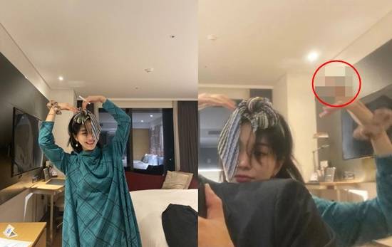 권민아가 호텔 객실 내 흡연 논란이 일자 해명했다. 사진|권민아 SNS