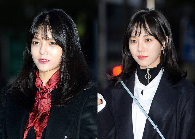 AOA 전 멤버 지민(왼쪽), 권민아 / 사진=MBN 스타