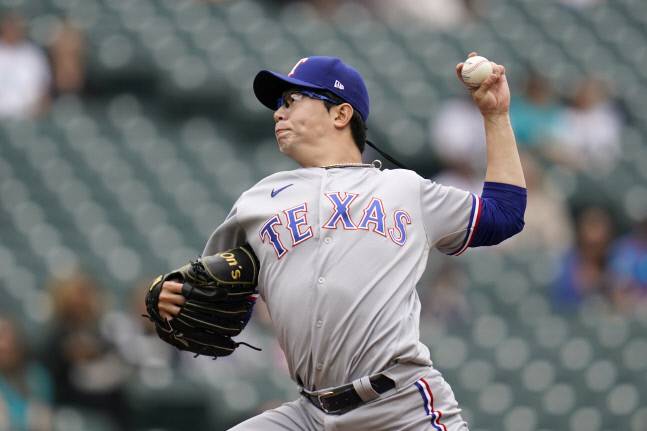텍사스 양현종. 시애틀 | AP 연합뉴스