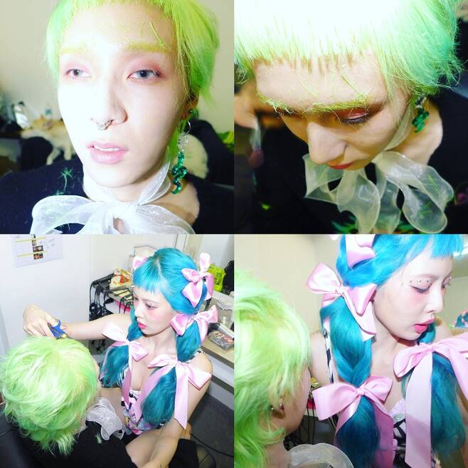 On the 11th, Hyuna posted several photos on his Instagram with an article entitled Im sorry, everything is cool and okay.The first picture shows a short-cropped DAWN, whose hair on his face makes him realize how much his hair has been cut.In the ensuing photo, Hyuna is sitting in front of DAWN, cutting his bangs.However, unlike the careful appearance, Hyuna is surprised as if she made a mistake and makes a laugh.On the other hand, Hyona and DAWN have been in public love for 6 years and are communicating with fans by releasing their first unit album 1 + 1 = 1 on the 9th.Photo: Hyona Instagram