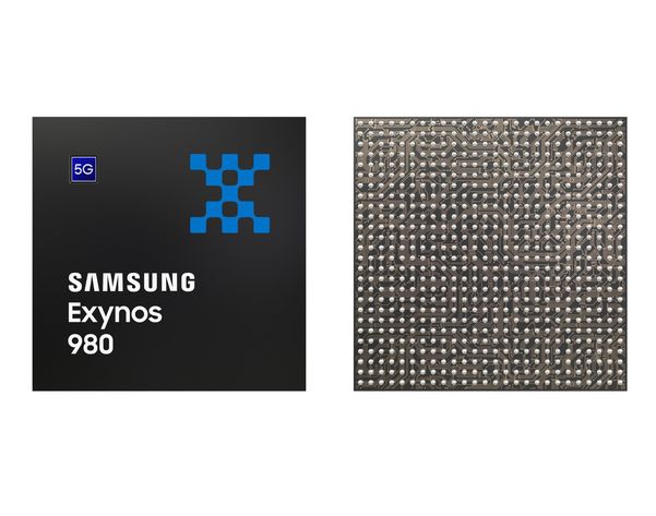 5G 모뎀을 내장한 삼성전자 엑시노스980 모바일AP./삼성전자