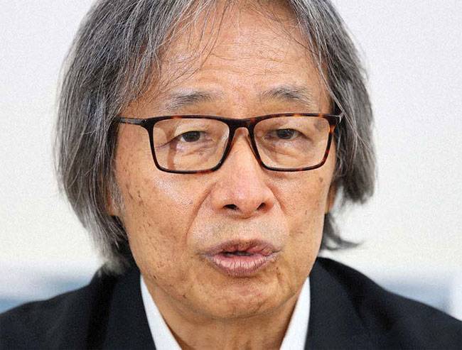 가와무라 미쓰노부(河村光庸) 프로듀서. 사진 마이니치신문