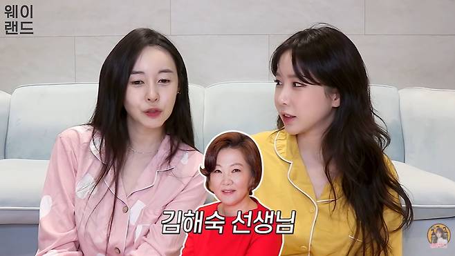 배우 허이재, 그룹 크레용팝 웨이(오른쪽)/사진=유튜브 채널 '웨이랜드'