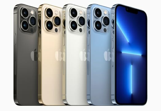 아이폰13 프로. 총 5가지 색상으로 출시된다. (사진=애플)