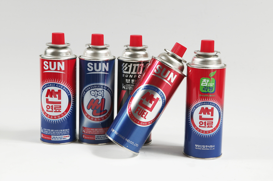 Sun butane canisters produced by Taeyang [TAEYANG]