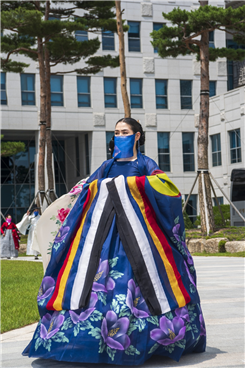 김정아 우리옷 한복모델 지유