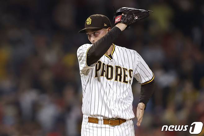 샌디에이고 투수 블레이크 스넬이 결국 부상자 명단에 올랐다.© AFP=뉴스1