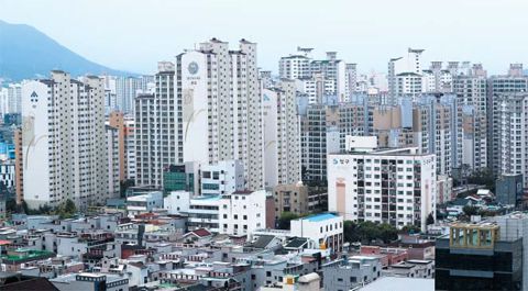 대구광역시 수성구 아파트 단지 전경. /연합뉴스