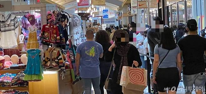 미국 동부지역의 한 쇼핑몰 /사진=임동욱 특파원