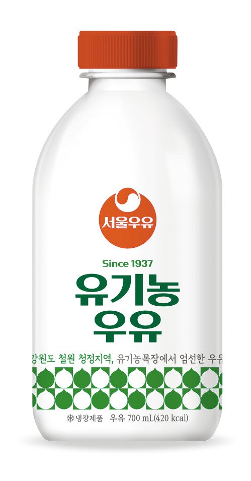 ‘서울우유 유기농우유’는 서울우유협동조합이 처음 선보이는 유기농 우유로 유기농 인증 목장에서 엄선해 만들었다. 고온살균공법을 적용했다. [사진 서울우유협동조합]