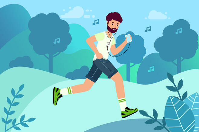빠르게 걷기나 달리기 등 격렬한 운동은 대장암 발병 위험을 낮춘다. 게티이미지뱅크