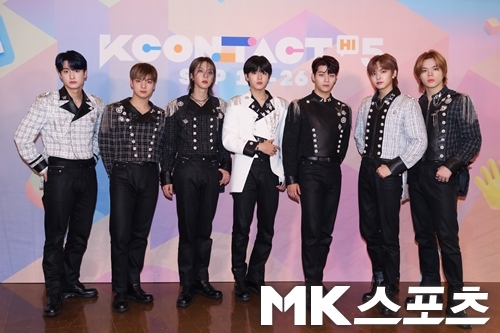 Group Ghost Nine poses.KCON:TACT HI 5 (KeiContact Hi Five) was held on the 19th, the fifth season of K-Culture Festival KCON:TACT (hereinafter referred to as KeiContact).The stage of artists runs from 18th to 26th.Photo: Mnet