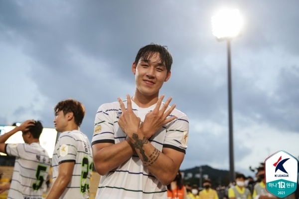 송민규 / 사진=한국프로축구연맹 제공