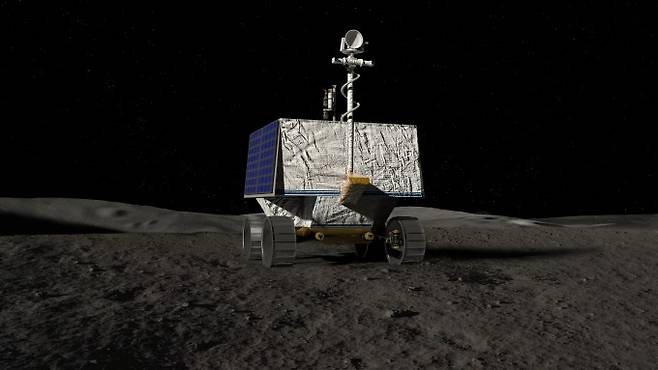 미국항공우주국(NASA)의 달 극지 탐사로버 '바이퍼'가 탐사할 지역으로 달 남극의 '노빌레 충돌구'가 선정됐다. NASA 제공