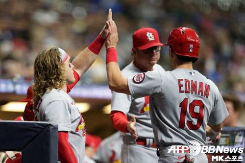 세인트루이스가 10연승을 달렸다. 사진(美 밀워키)=ⓒAFPBBNews = News1