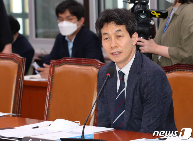 윤건영 더불어민주당 의원./뉴스1 © News1 박세연 기자