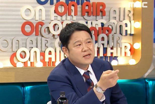 22일 MBC '라디오스타'에서 배구선수들에게 삿대질하는 김구라씨/MBC