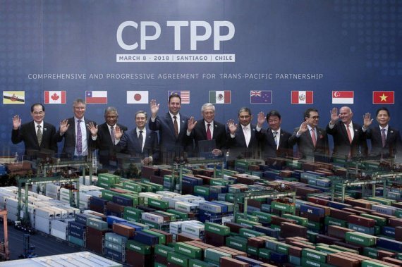 포괄적·점진적 환태평양경제동반자협정(CPTPP) 참여 11개국, 대만자유시보 캡쳐