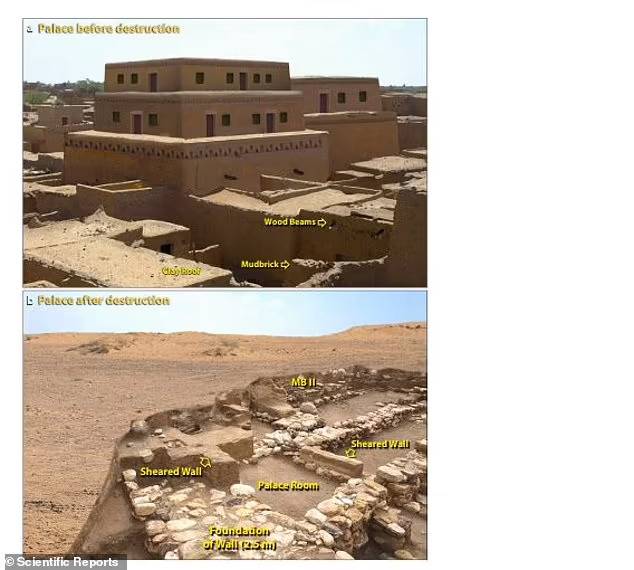 연구진은 사해에서 북동쪽으로 약 14㎞ 떨어진 요르단 강 남쪽 계곡의 도시유적 탈 엘함맘에 있는 두께 약 1.5m의 불에 탄 지층에서 겉면이 녹아 유리가 된 도자기 파편과 기포가 생긴 진흙 벽돌 그리고 부분적으로 녹아내린 건축 자재 등을 발견했다.(사진=사이언티픽 리포트)