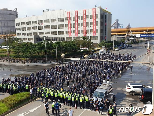 현대제철 당진공장. © 뉴스1