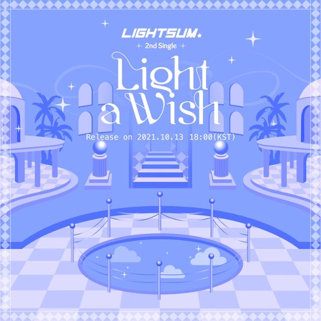 그룹 라잇썸(LIGHTSUM)이 다음달 두 번째 싱글 'Light a Wish'(라잇 어 위시)로 컴백한다. 큐브엔터테인먼트 제공