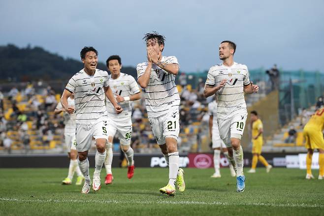 전북 송민규. 한국프로축구연맹 제공