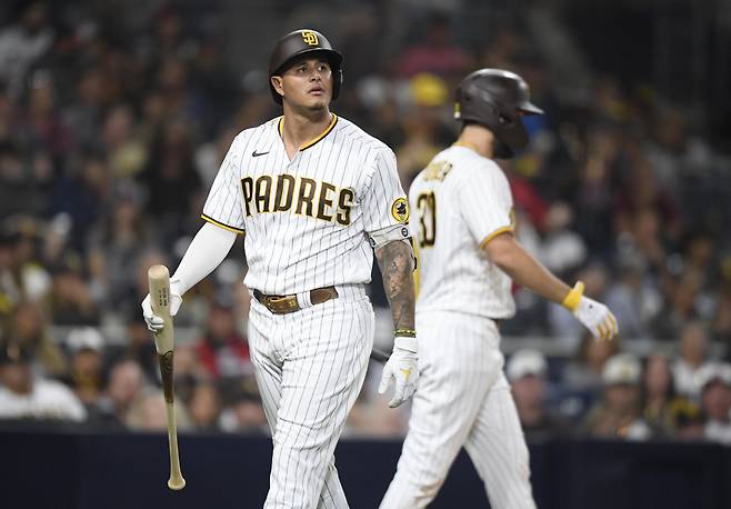 매니 마차도의 침통한 얼굴. AFP연합뉴스