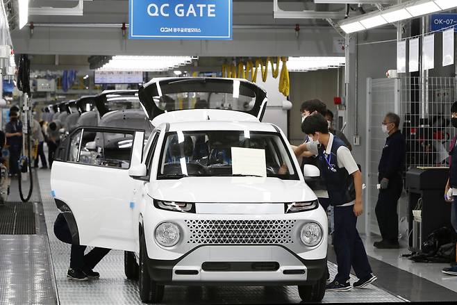 캐스퍼 생산라인