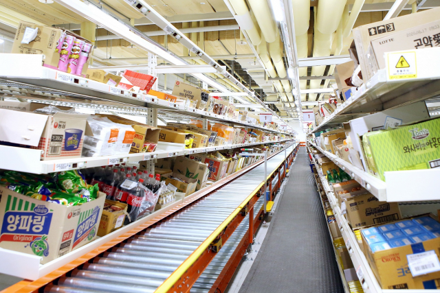 경기도 수원시 홈플러스 원천점에 마련된 풀필먼트 센터 전경/사진 제공=홈플러스