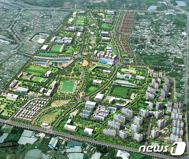 제주 서귀포시 제주혁신도시 조감도. © 뉴스1