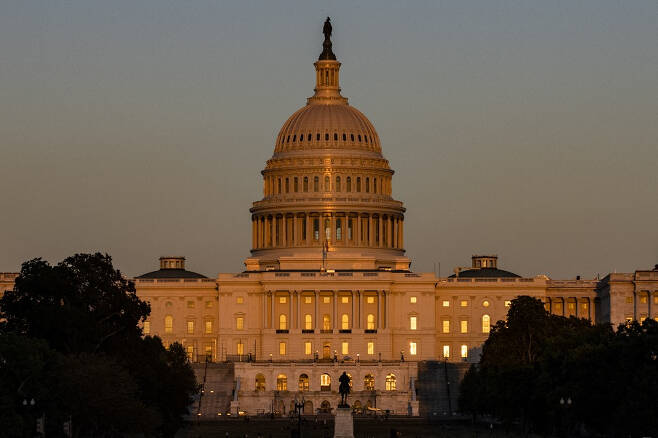 미국 워싱턴 의회 전경/사진=AFP