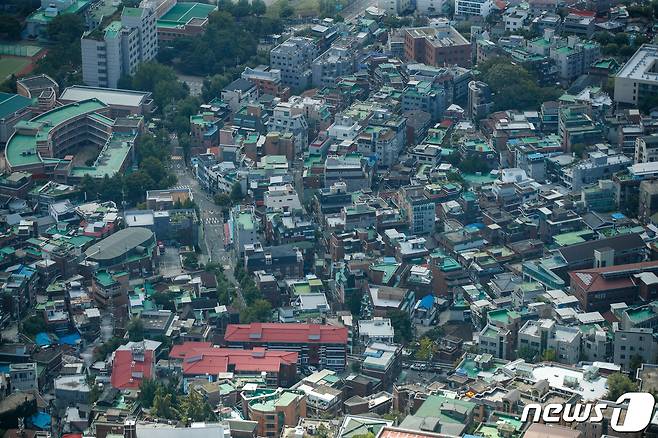 서울 도심(자료사진) 2021.9.22/뉴스1 © News1 안은나 기자