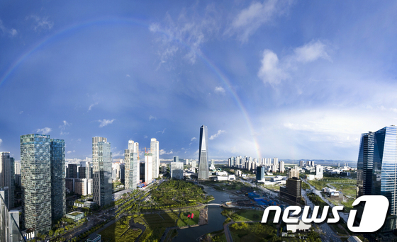 인천 송도국제도시 전경.© 뉴스1