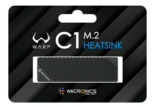워프 C1 M.2 히트싱크. (사진=한미마이크로닉스)