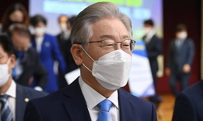 더불어민주당 대선 후보 이재명 경기도지사. 공동취재
