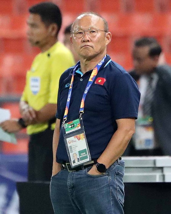 박항서 감독의 베트남이 월드컵 최종예선 4연패에 빠졌다. [뉴스1]