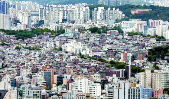 서울시내 빌라촌의 모습.뉴스1