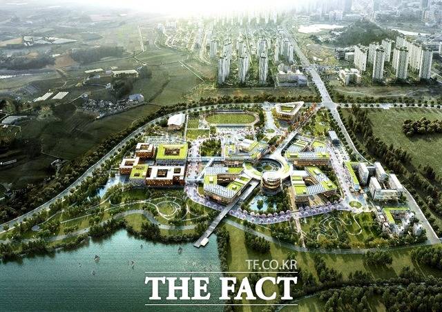 2022년 3월 개교를 앞두고 있는 한국에너지공과대학교의 조감도 / KENTECH 제공