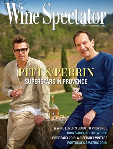 세계적이 와인전문지 '와인 스펙테이터' 커버스토리로 등장한 피트와 페랭.