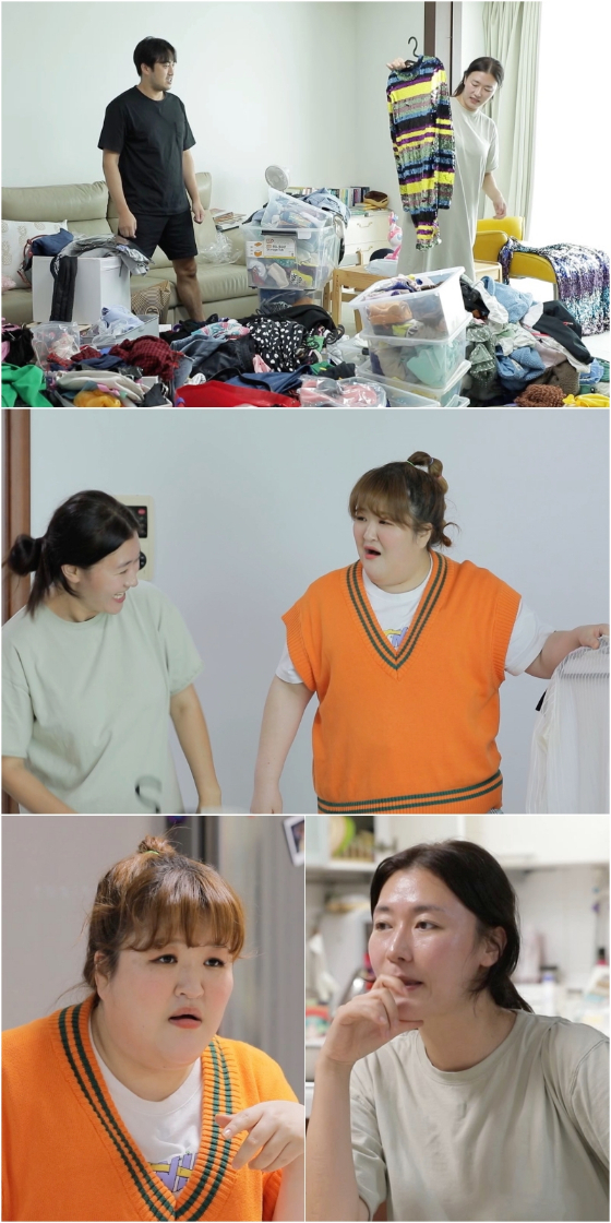 KBS 2TV entertainment Saving Men Season 2 (hereinafter referred to as Mr.House Husband 2) depicts the site of the Udangtang Grand Cleaning by Jung Sung-Yoon, Kim Mi-Ryeo and the daily arrangement Helper Lee Guk-joo.On this day, Jung Sung-Yoon and Kim Mi-Ryeo went to the house where they were messed up when they were living and childcare.The two men, who were in the dressing room, took all the clothes out of the living room and struggled with the pile of clothes.Kim Mi-Ryeo then discovered the clothes of his close junior Lee Guk-joo and invited Lee Guk-joo home.Lee Guk-joo, who was well aware that Kim Mi-Ryeo was a style of buying a lot of things, ran for a month and started to pick up clothes to give to comedian juniors as treasure hunts.However, Lee Guk-joo, who can not throw away, and Kim Mi-Ryeo, who can not throw away, are spreading the nervous breakdown, and when he finds the costume for dressing, he postpones the arrangement and forms a gag combination in the back of his memories.Meanwhile, Lee Guk-joo has been praised by Jung Sung-Yoon and Kim Mi-Ryeo for introducing a sluggish jam dish that literally shakes off Kim Mi-Ryeos refrigerator.Lee Guk-joo, while enjoying a delicious meal together, envies his fellow comedians getting married one after another, but he does not marry, but does not and stimulates curiosity about why.